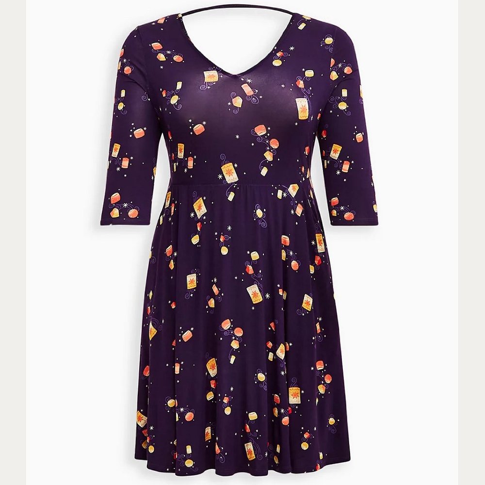 Torrid SKATER DRESS - SUPER SOFT DISNEY TANGLED LANTERN TOSS